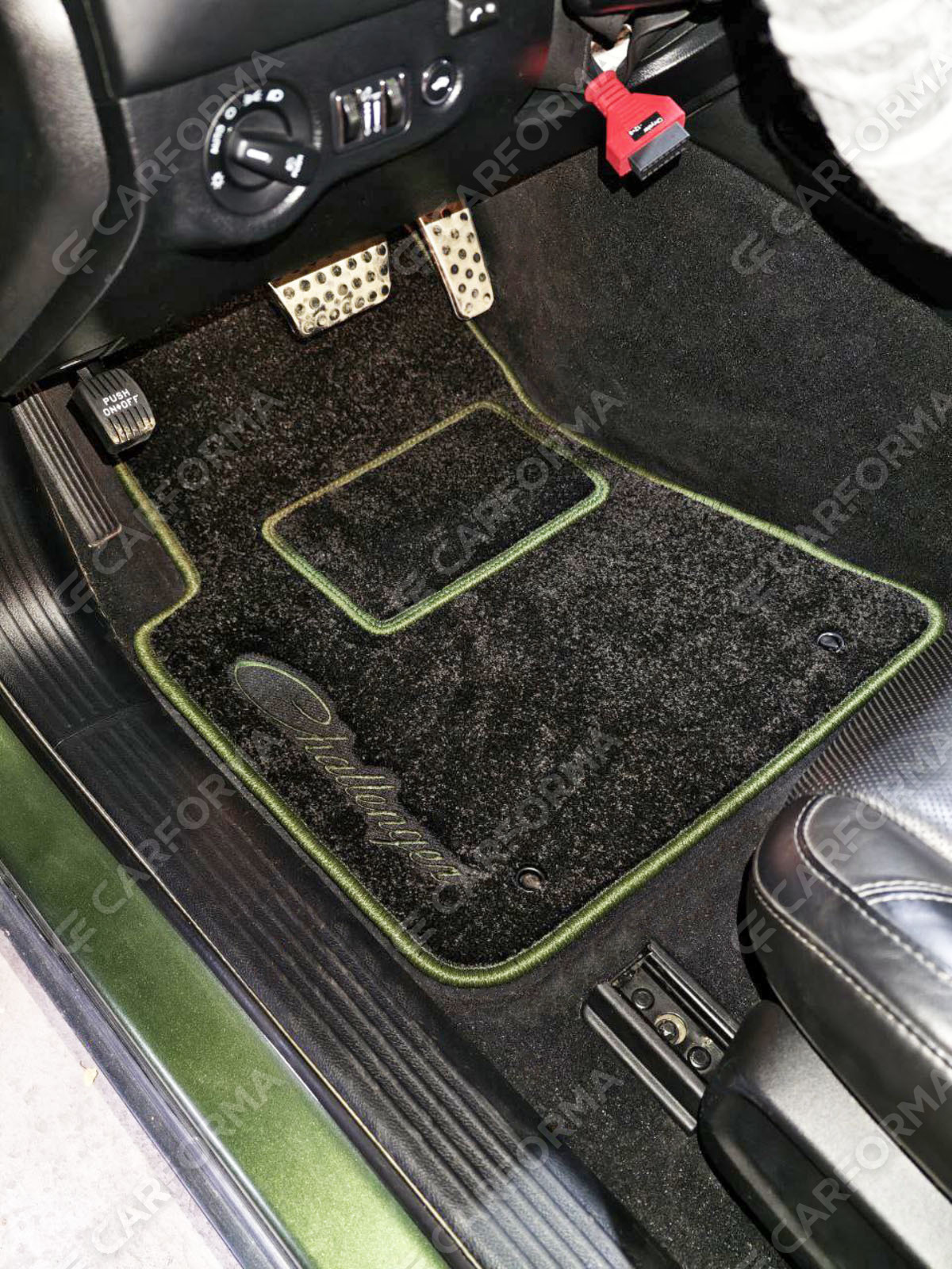 Ворсовые коврики на Dodge Challenger III 2008&nbsp;-&nbsp;2023 в Балашихе