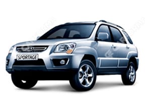 Ворсовые коврики на KIA Sportage II 2004 - 2009