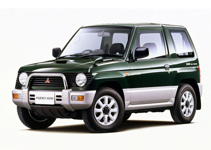 Ворсовые коврики на Mitsubishi Pajero Mini I 1994 - 1998 в Балашихе