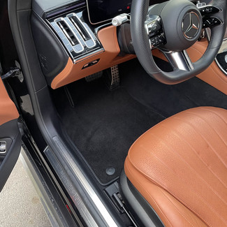 Ворсовые коврики на Mercedes S (W223, V223) 2020 - 2025 в Балашихе