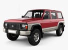 Ворсовые коврики на Nissan Patrol (Y60) 1987 - 1997 в Балашихе