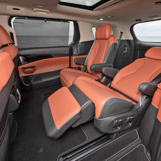EVA коврики на KIA Carnival IV 7 мест с оттоманками 2020 - 2025 в Балашихе