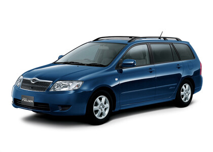 Ворсовые коврики на Toyota Corolla Fielder (E12) 2001 - 2006 в Балашихе