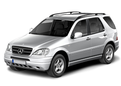 Ворсовые коврики на Mercedes ML (W163) 1997 - 2005 в Балашихе